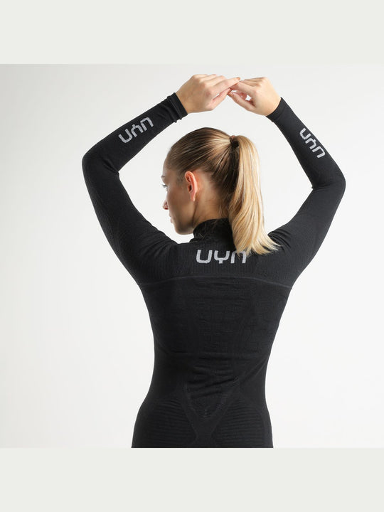 Koszulka UYN Woman Elevatyon Biomorph Uw Shirt Long Sl.Turtle Neck czarny

