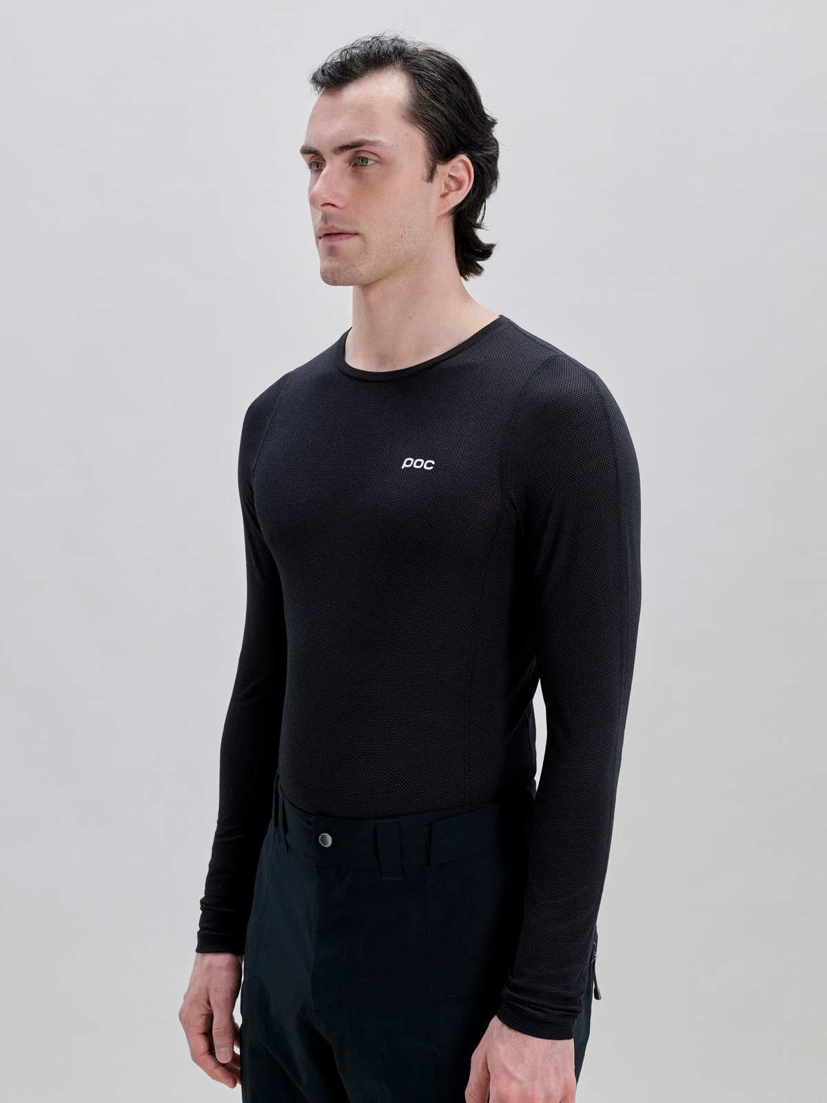 Koszulka męska POC M's Layer Mid L/S Jersey czarny