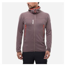 Bluza męska MILLET Fusion Grid Hoodie M fioletowa śliwkowa
