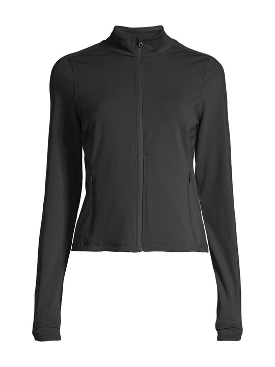 Kurtka damska CASALL Soft Touch Zip Jacket kolor czarny
