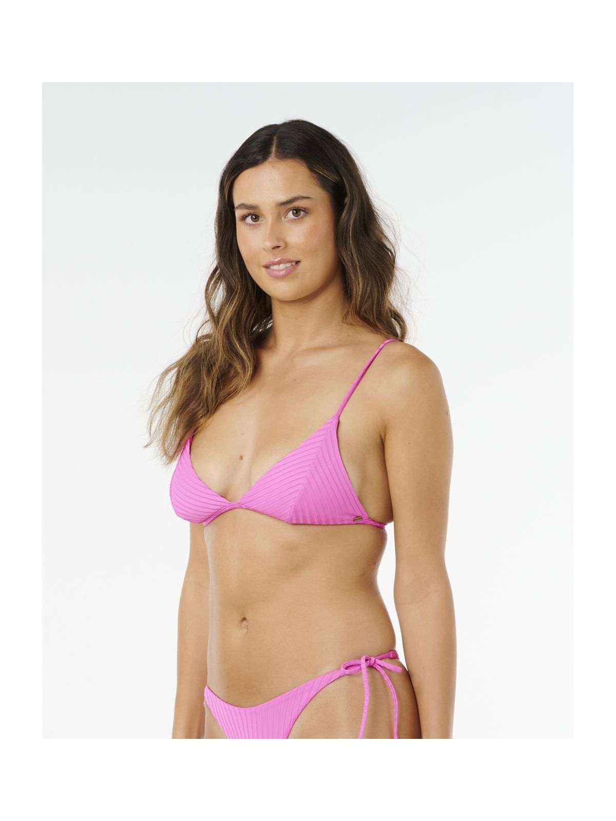 Stanik damski RIP CURL Premium Surf Banded Fixed Tri różowy