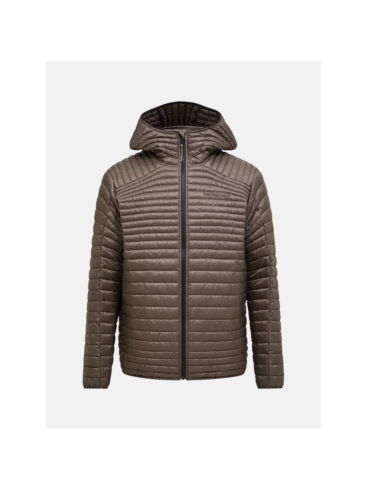 Kurtka narciarska męska PEAK PERFORMANCE Monolight Insulated Hood Jacket brązowa