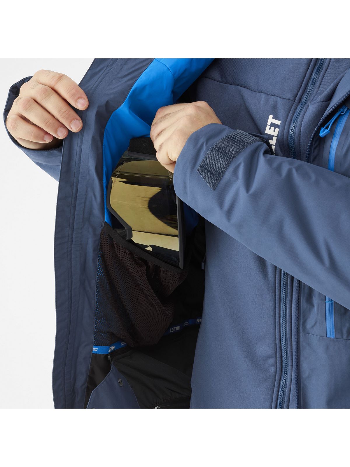 Kurtka narciarska męska MILLET COSMICARM GTX  JKT granatowa