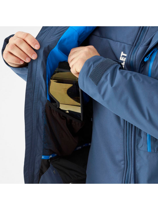 Kurtka narciarska męska MILLET COSMICARM GTX  JKT granatowa
