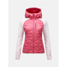 Kurtka damska PEAK PERFORMANCE Helium Hybrid Down Hood Jacket różowa
