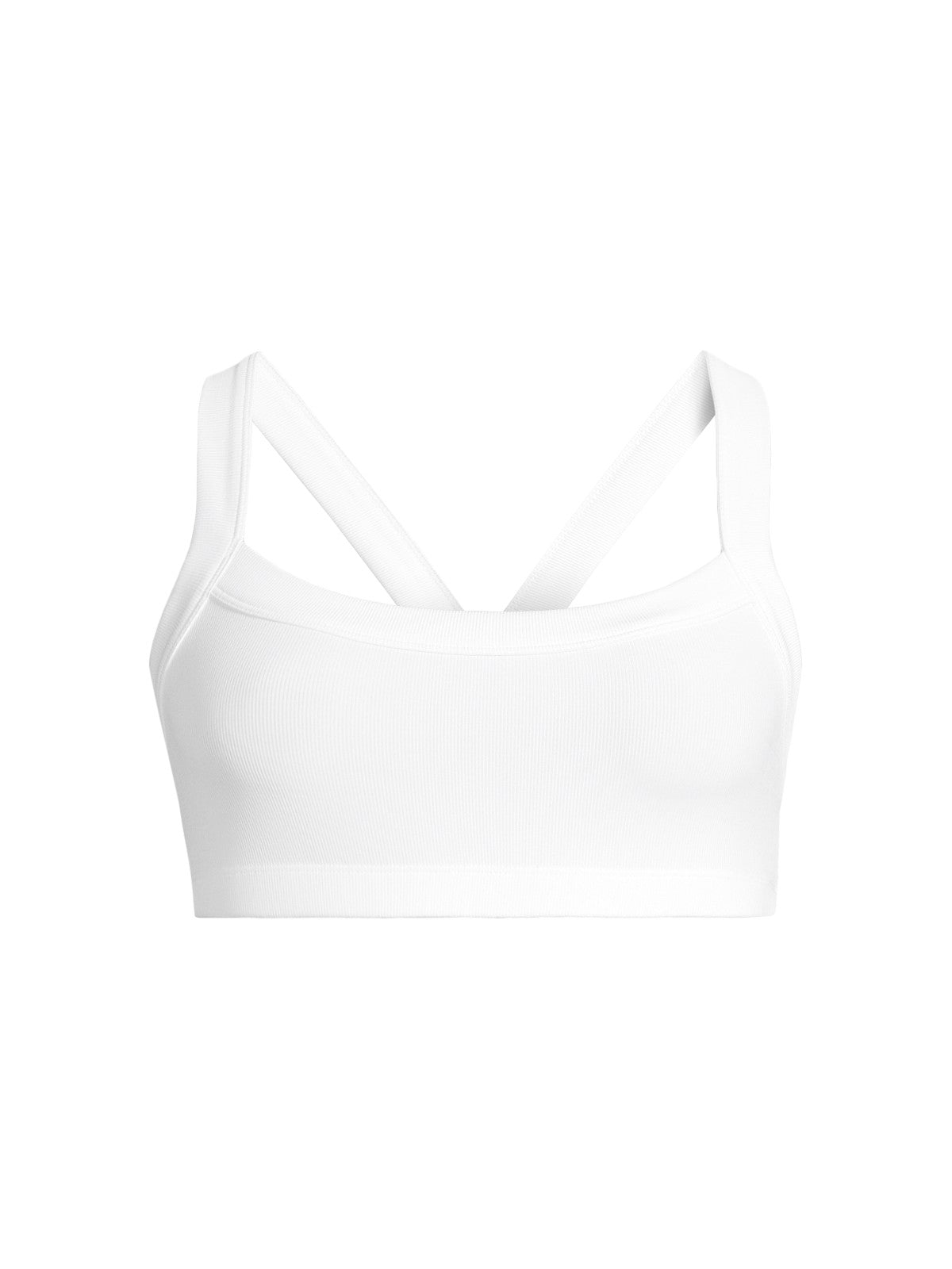 Top damski CASALL Defined Rib Sport Top kolor biały