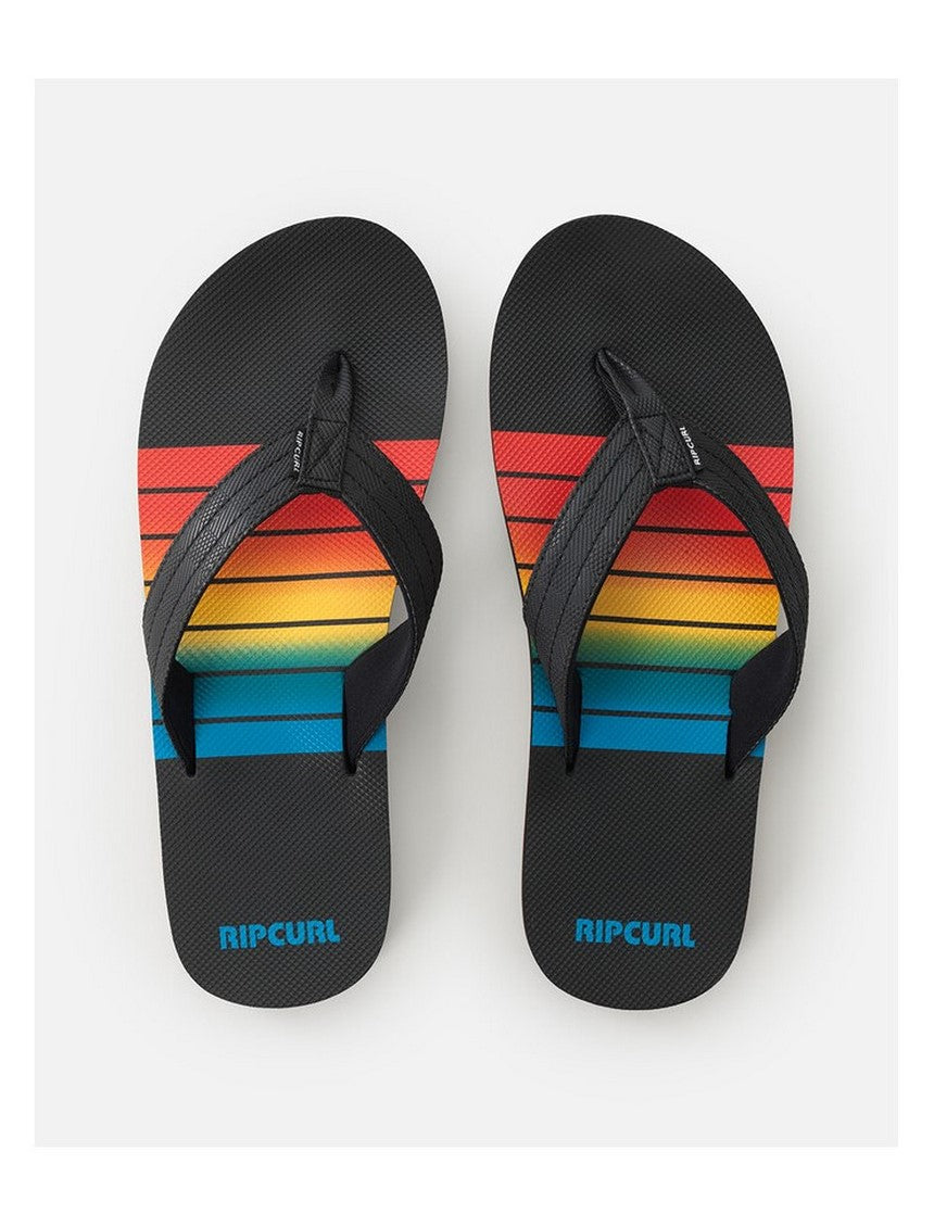 Japonki plażowe RIP CURL Ripper Bloom Open Toe czerwone