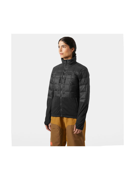 Kurtka narciarska damska HELLY HANSEN W RIDGE HYBRID INSULATOR czarna
