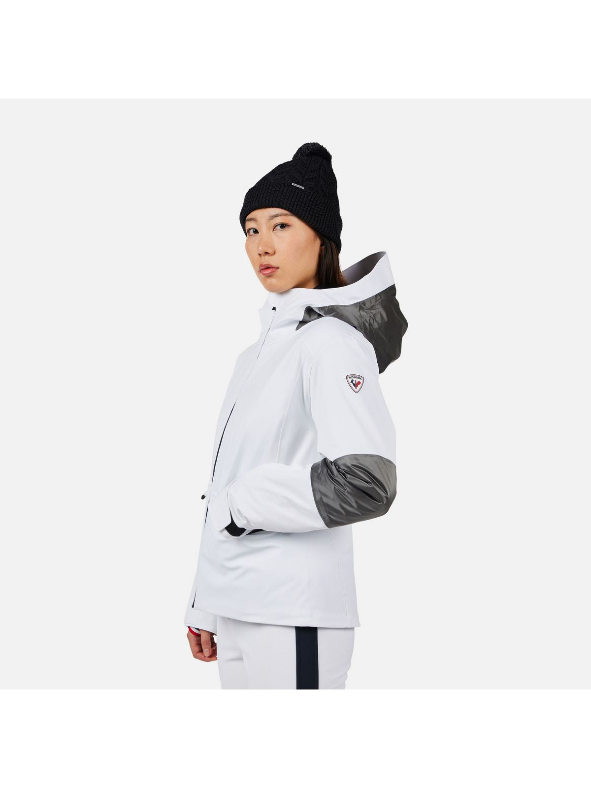 Kurtka narciarska damska ROSSIGNOL W CIASTEL JKT biała