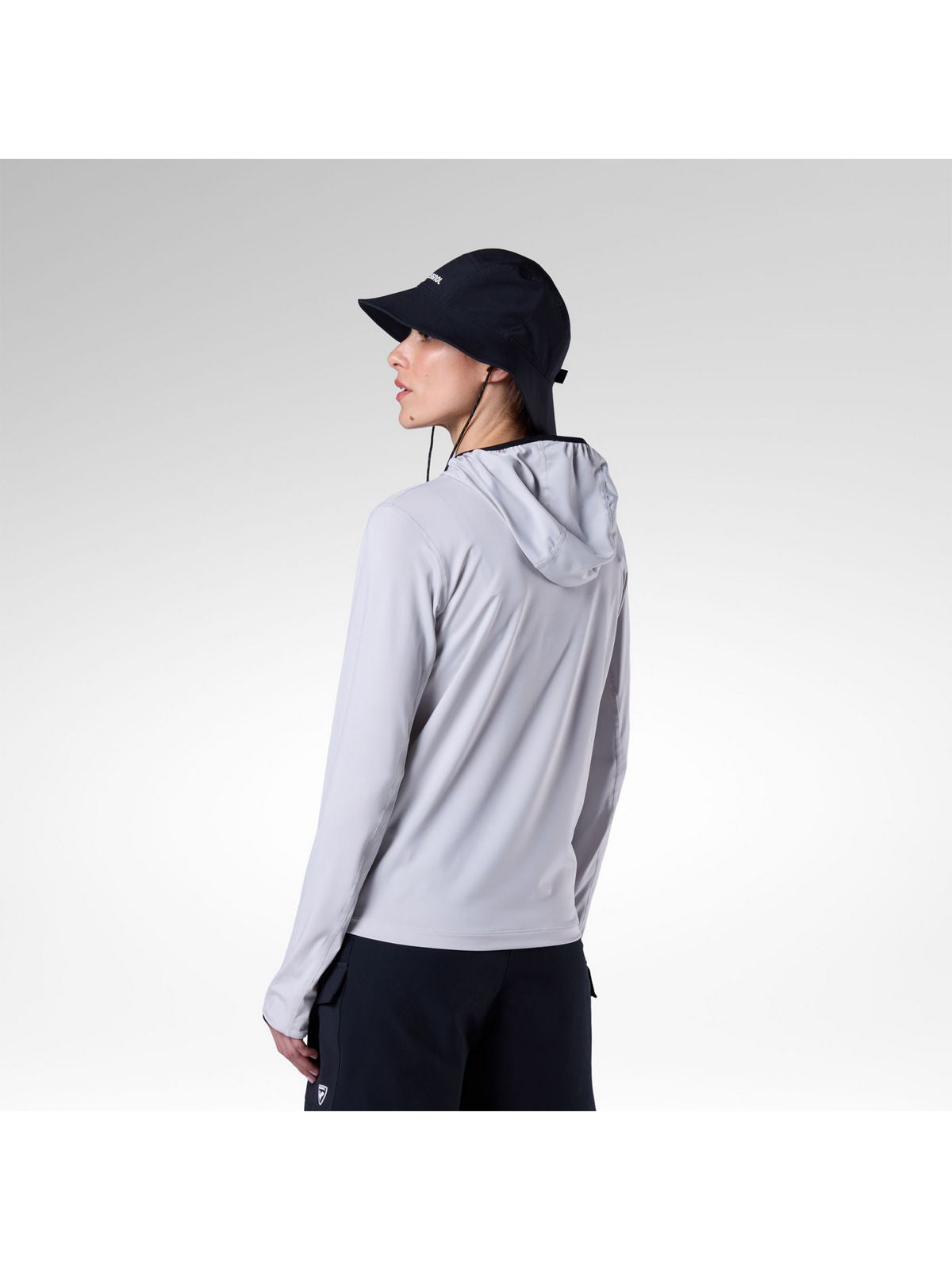 Bluza damska ROSSIGNOL W Westweg Sun Hoodie szara