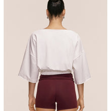 Koszulka damska CASALL Heavy Cotton Crop Tee kolor biały
