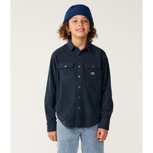Koszula juniorska RIP CURL Sessions Polar Fleece Shirt-Bo granatowa
