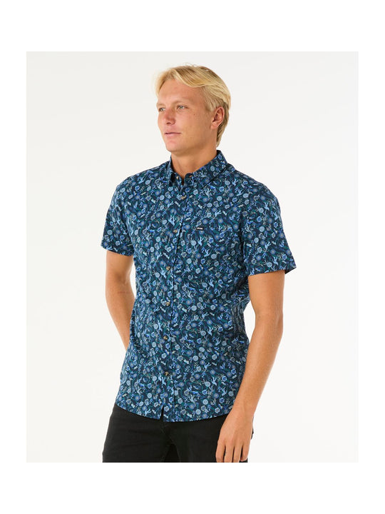 Koszula RIP CURL Floral Reef S/S Shirt granatowy
