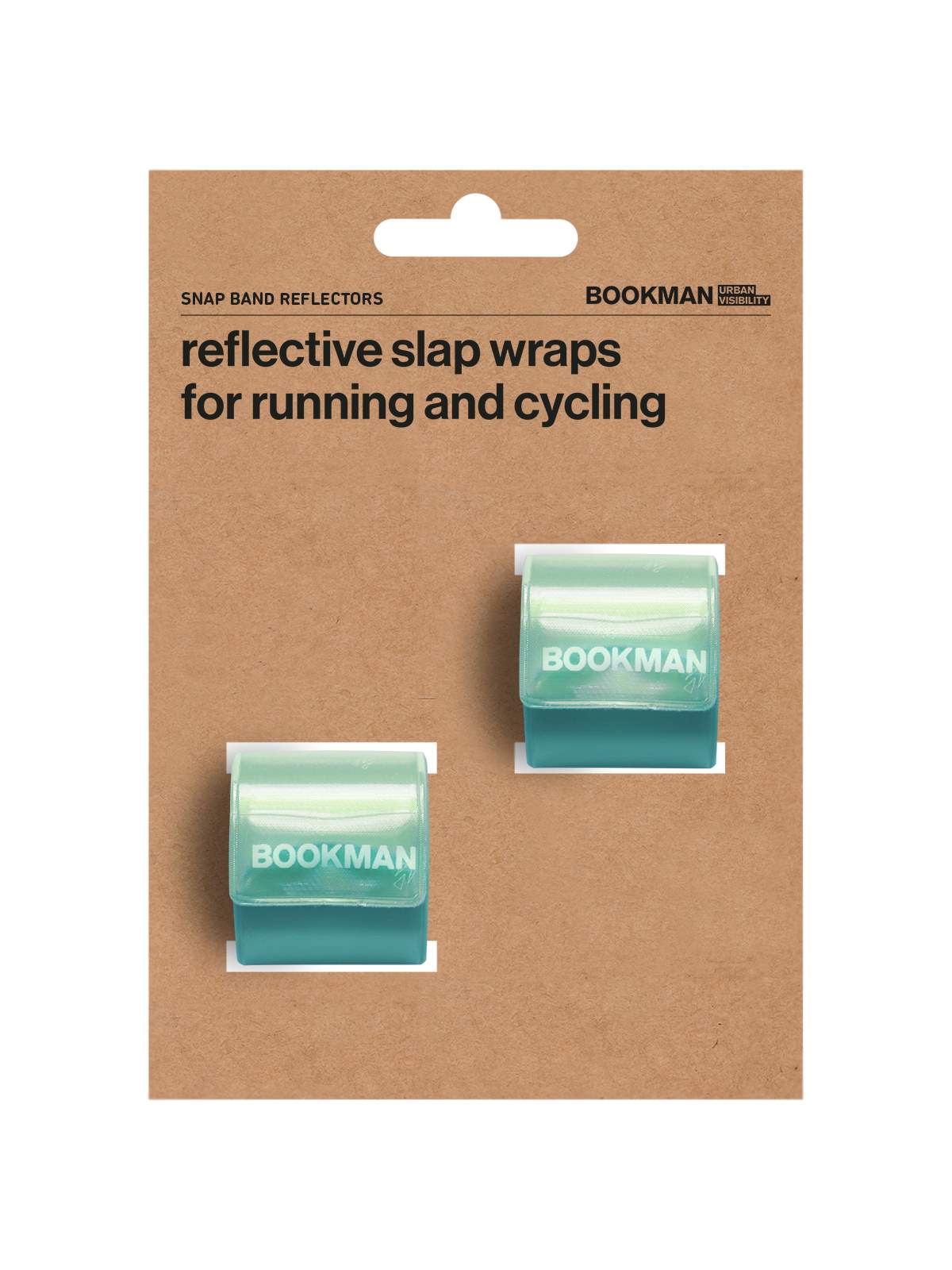 Opaska odblaskowa BOOKMAN Snap Band Reflectors miętowy