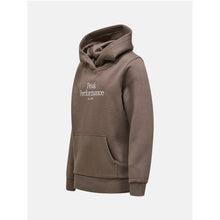 Bluza juniorska PEAK PERFORMANCE Original Hood Brazowy brązowa
