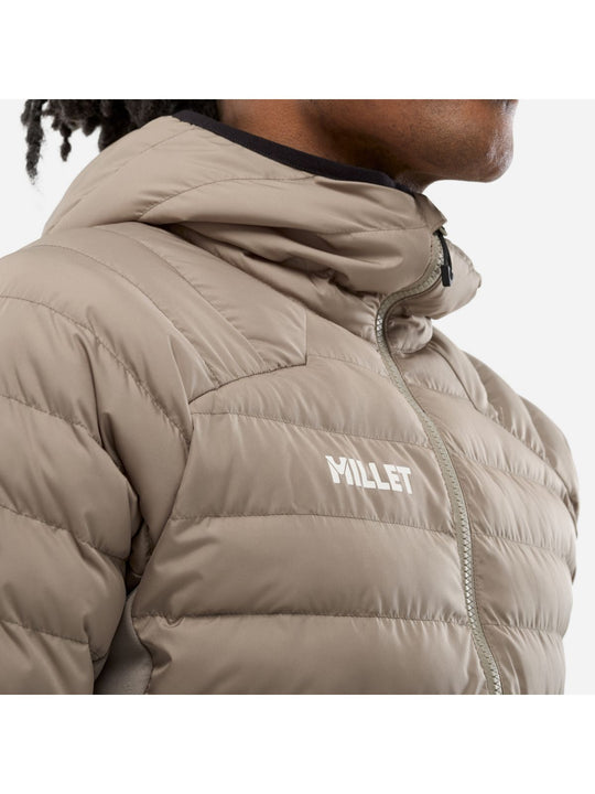 Kurtka męska MILLET M Fitz Roy Warm Hoodie M beżowa
