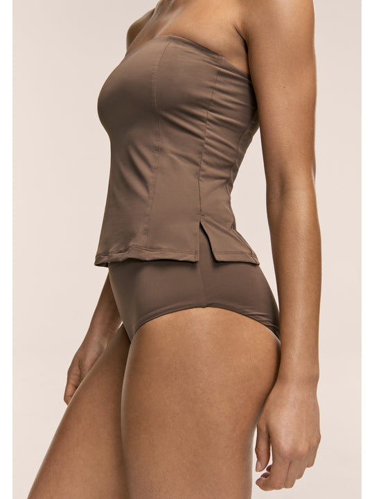 Strój kąpielowy CASALL Tube Bikini Tank Top kolor zielony
