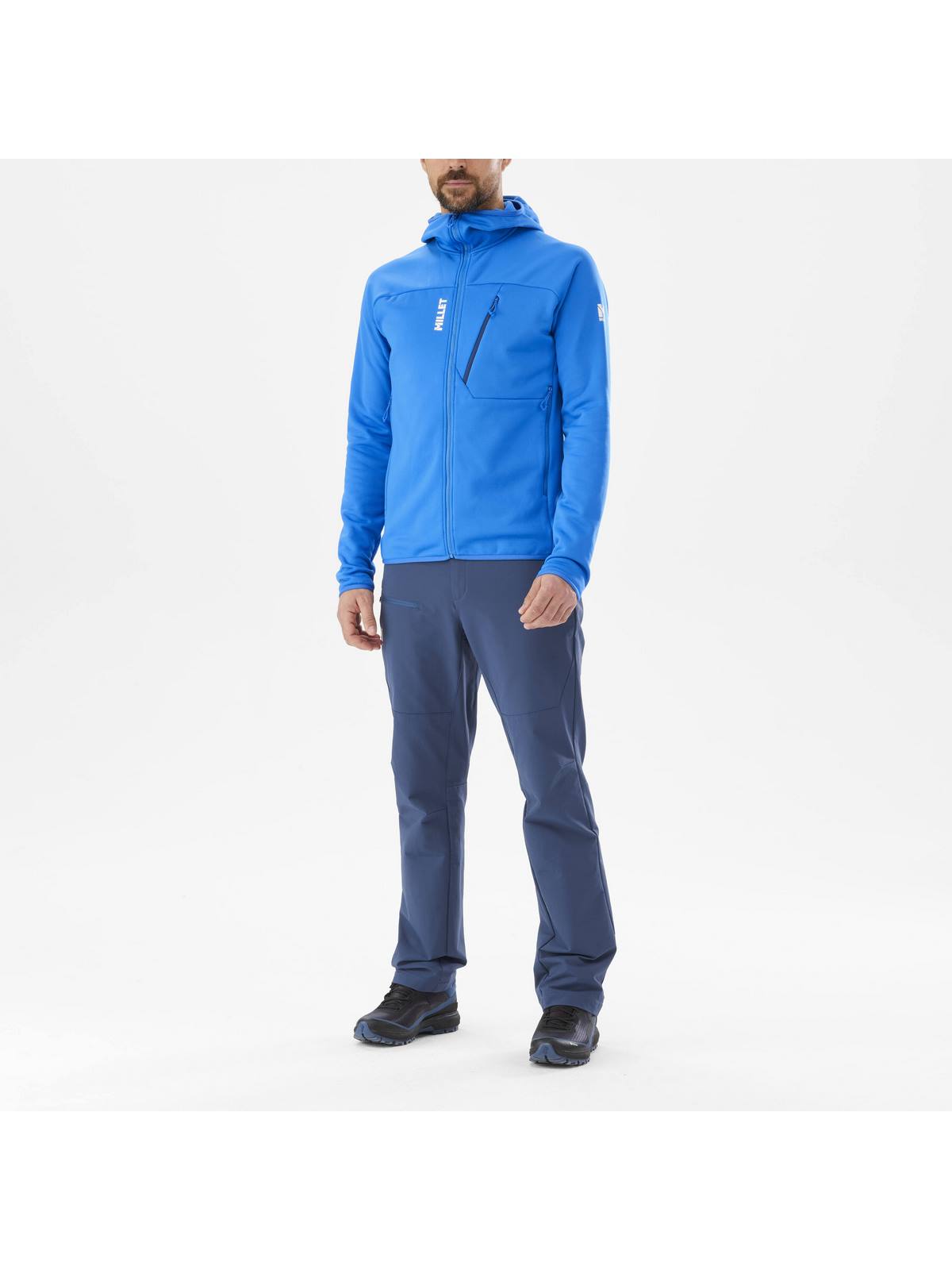 Bluza męska MILLET M Seneca Fleece Hoodie Niebieski