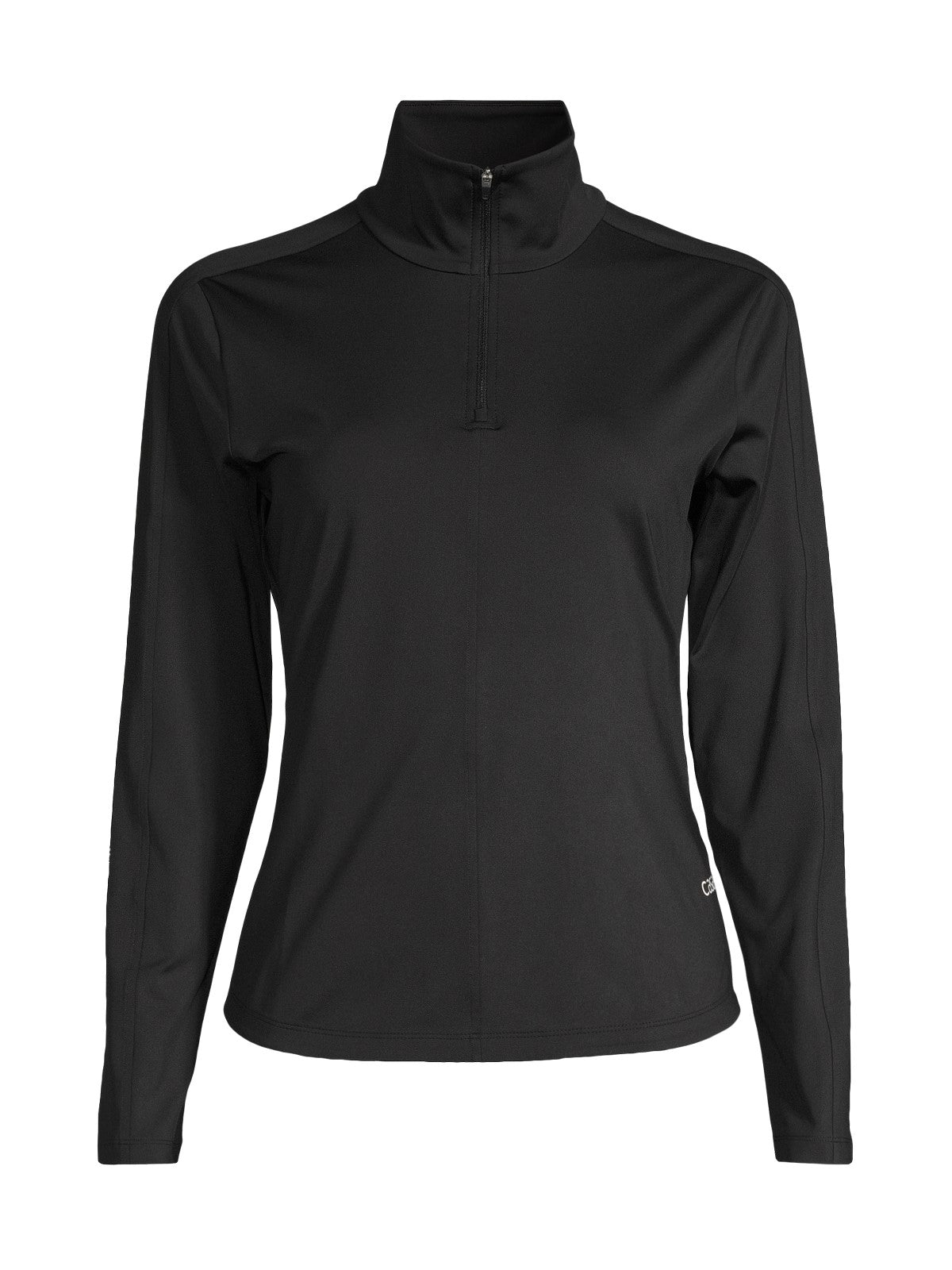 Koszulka damska CASALL Serene Half Zip Long Sleeve kolor czarny