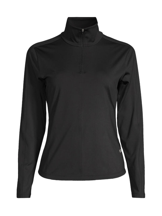 Koszulka damska CASALL Serene Half Zip Long Sleeve kolor czarny
