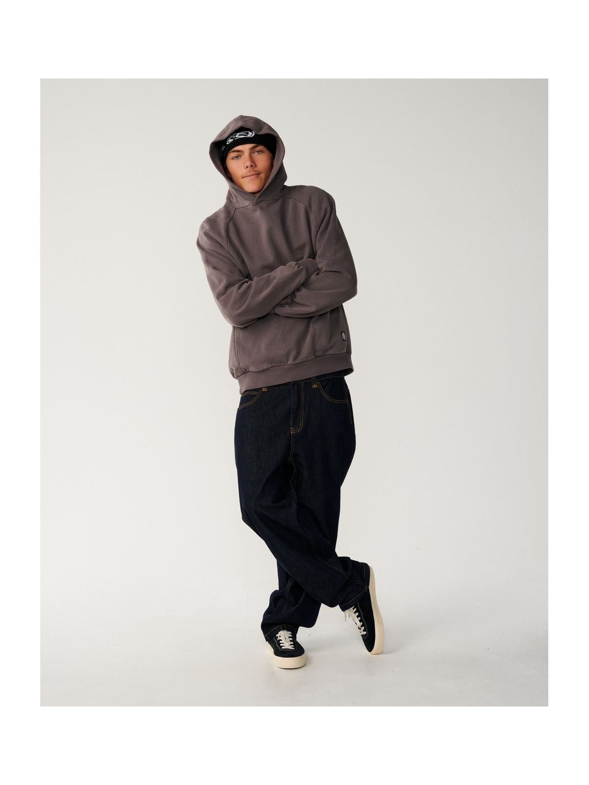 Bluza męska RIP CURL Premium Surf Hood brązowa