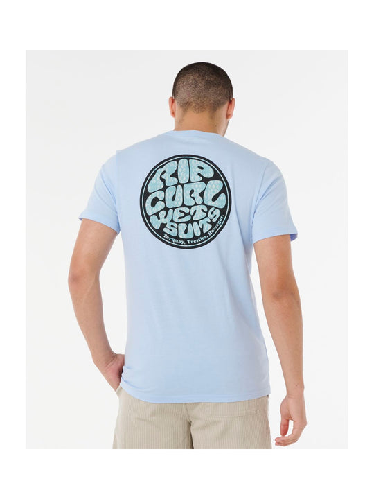 Koszulka RIP CURL WETTIE PASSAGE ICON TEE niebieska
