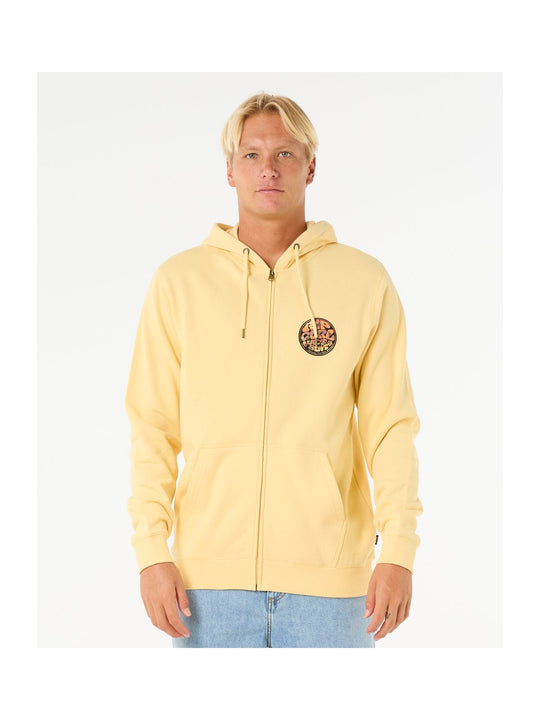 Bluza RIP CURL Wettie Passage Icon Zip Thru żółta

