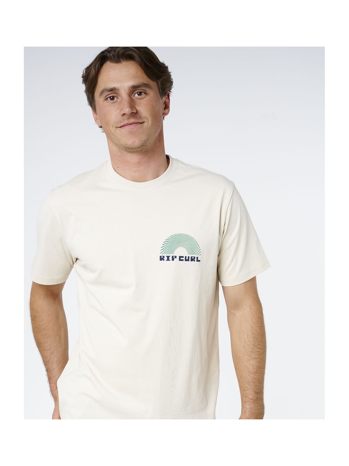 Koszulka męska RIP CURL Aots Rising Tee biała