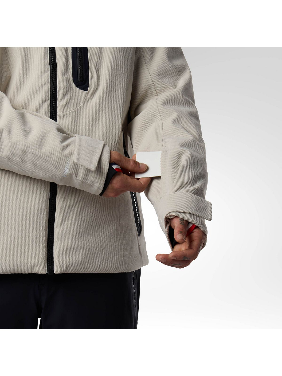 Kurtka narciarska męska ROSSIGNOL M Corduroy Insulated Ski Jkt szara