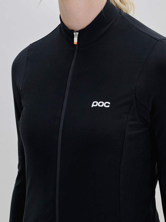 Koszulka rowerowa damska POC W's Cadence Thermal Lite L/S Jersey czarny
