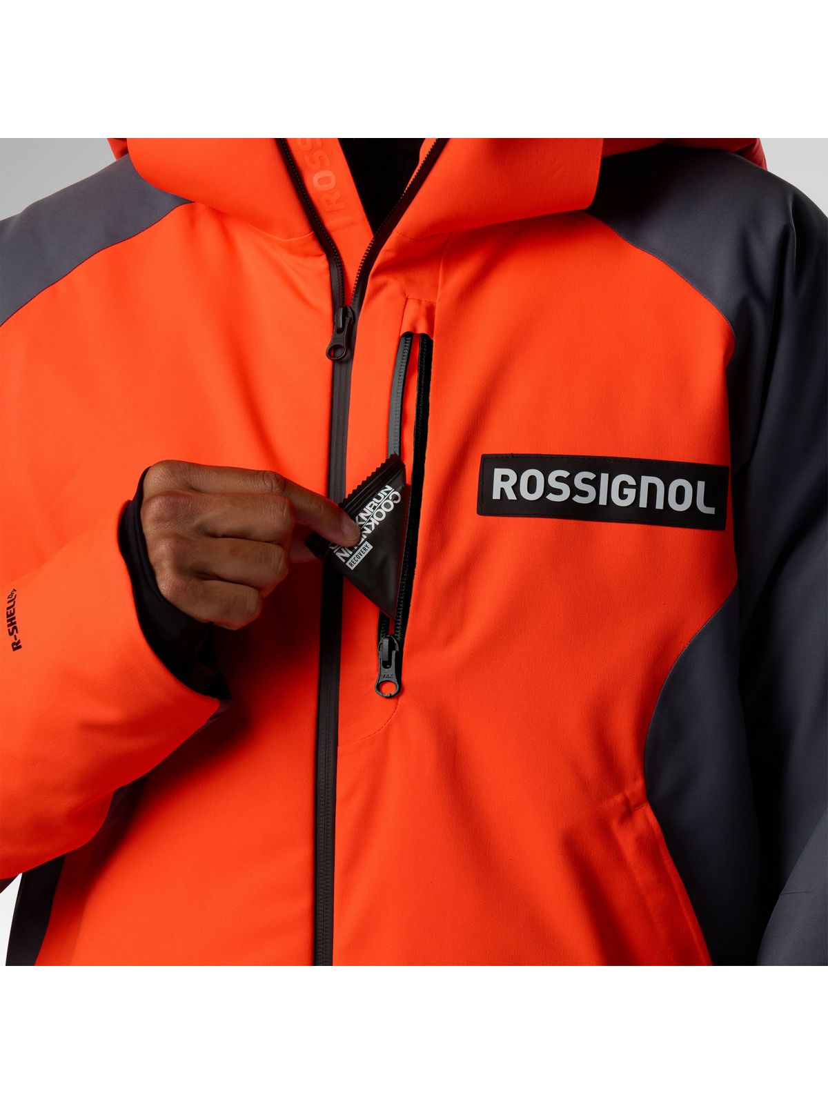Kurtka narciarska męska ROSSIGNOL M Hero Insulated Ski Jacket czerwona