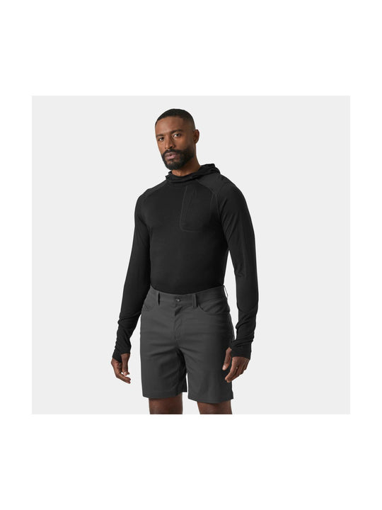 Bielizna termiczna męska HELLY HANSEN HH DURAWOOL GUIDE HOODIE czarna
