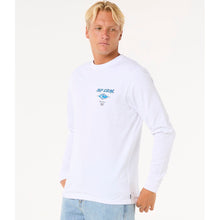 Koszulka RIP CURL Fade Out Icon L/S Tee biały
