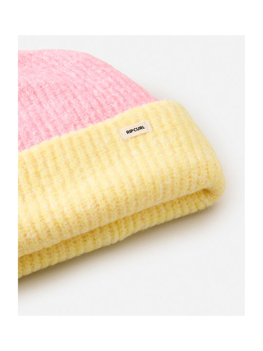Czapka RIP CURL 2 TONE REG REVO BEANIE różowa
