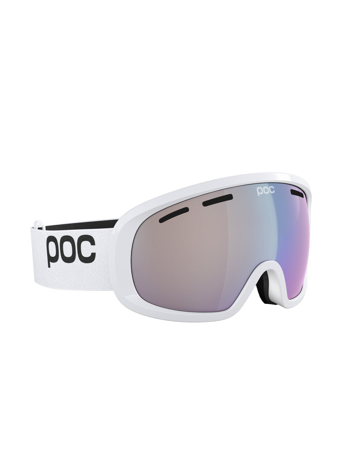 Gogle narciarskie POC Fovea Mid Photochromic Wide Fit biały Cat 1-3