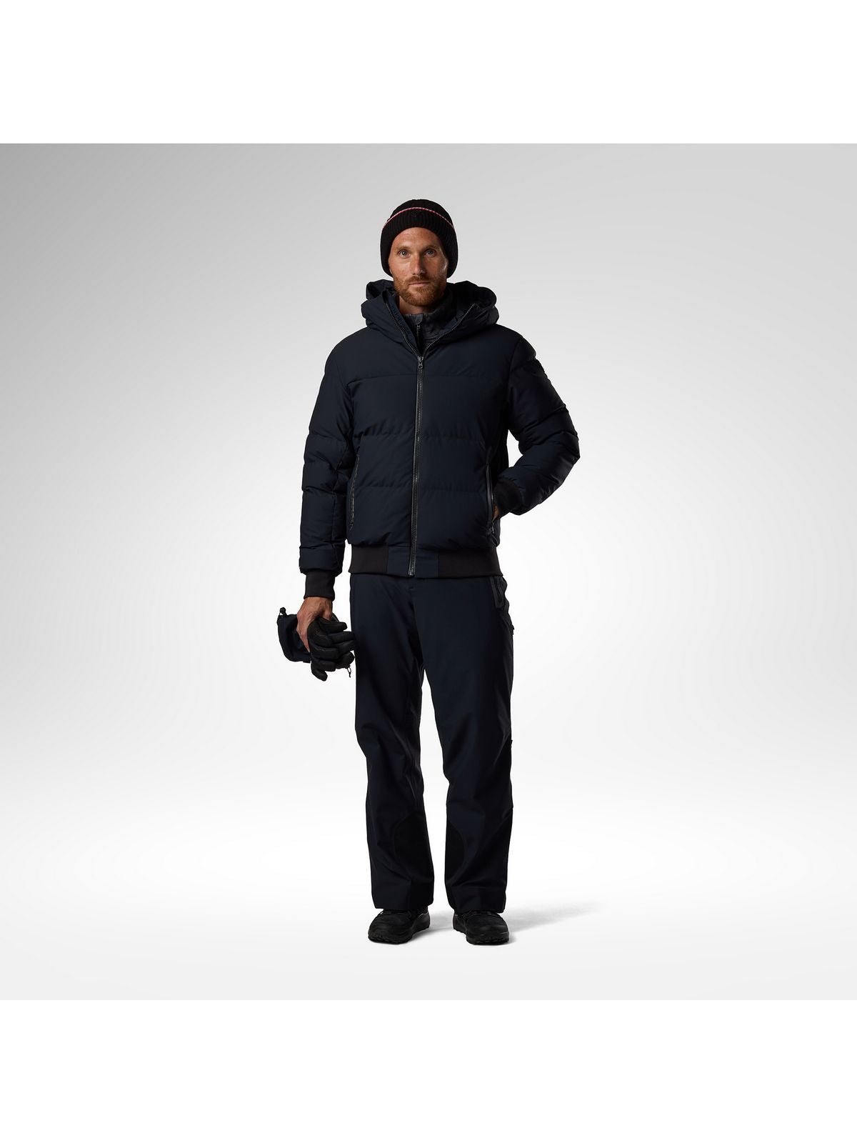 Kurtka narciarska męska ROSSIGNOL M Snowblaze Down Bomber Jacket czarna