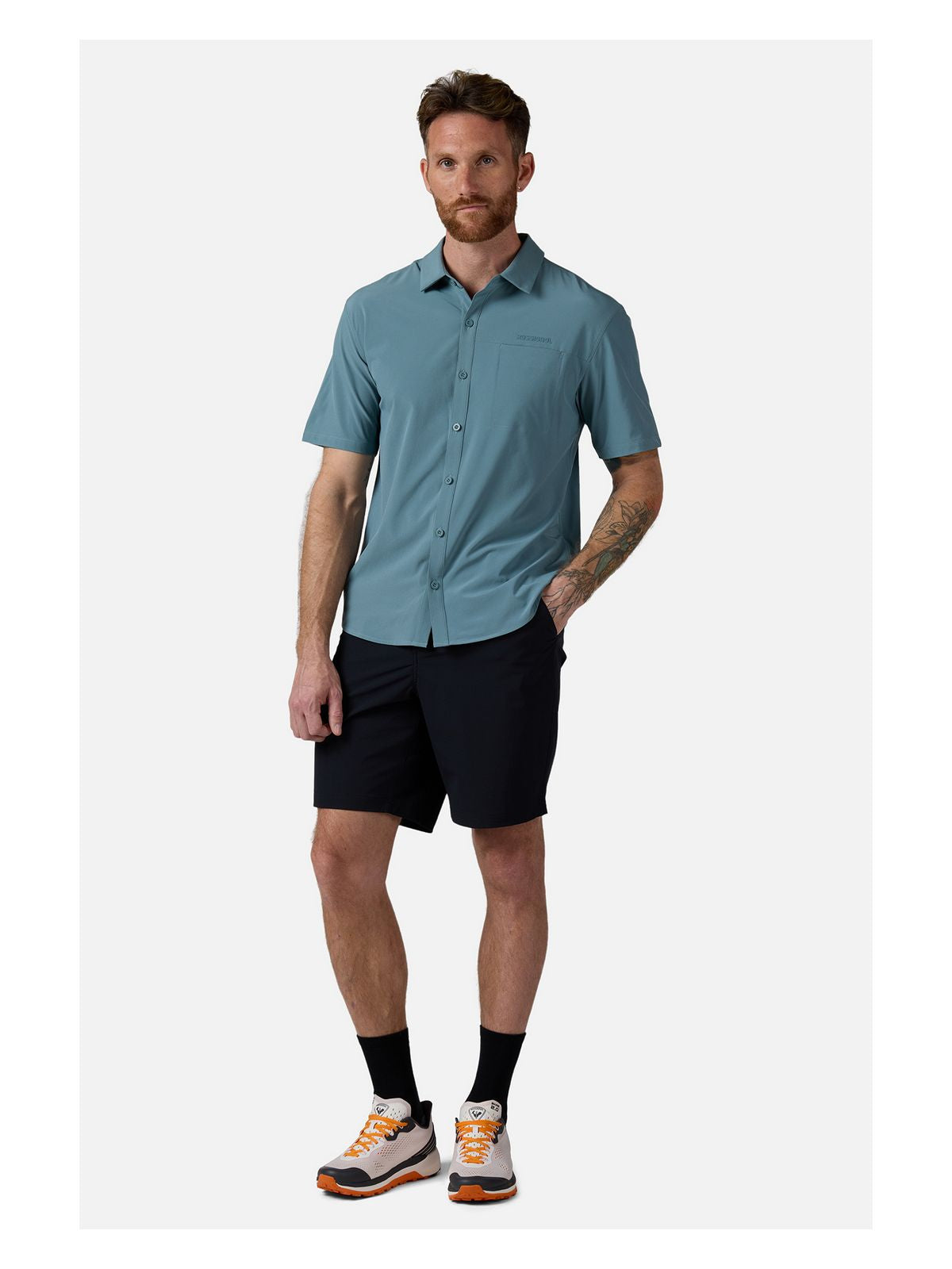 Koszula męska ROSSIGNOL LYCIAN SHIRT niebieski - Adventure Sports