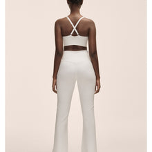 Legginsy damskie Casall Grace Flare Slit Pant biały - Adventure Sports
