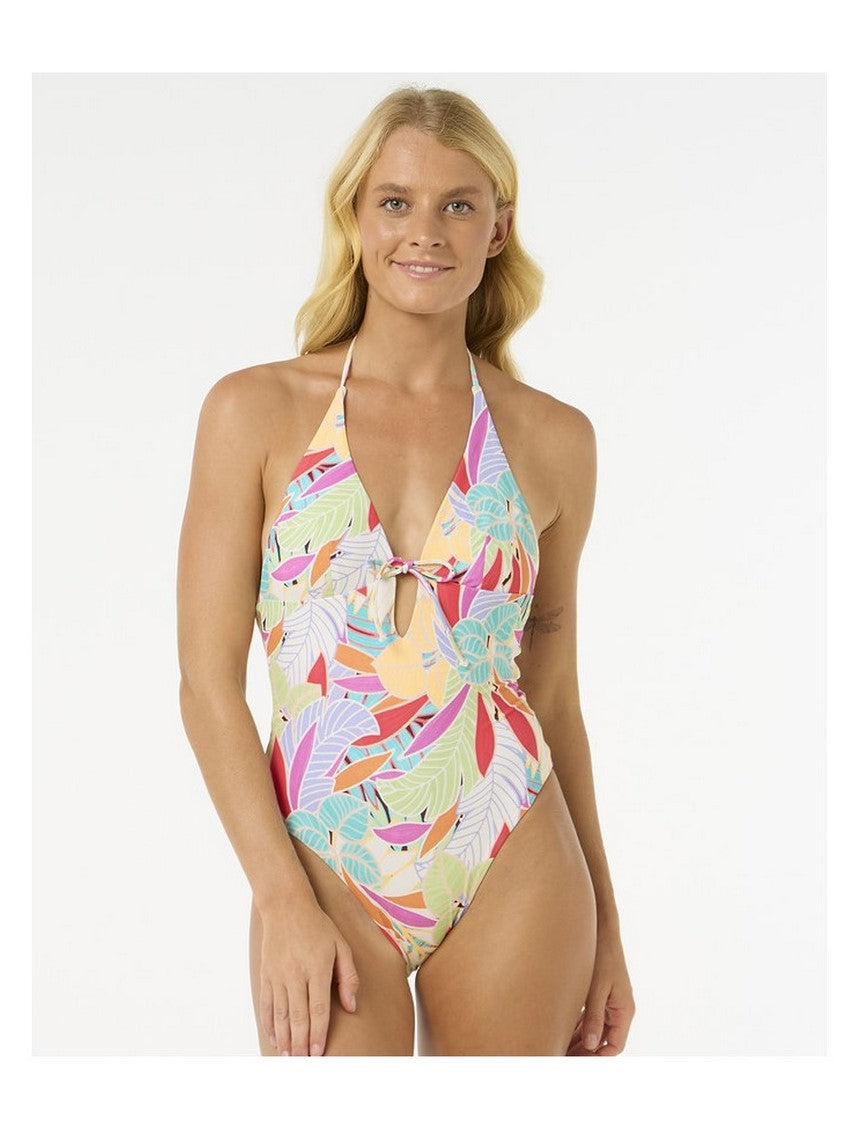 Kostium jednoczęściowy RIP CURL Cala Vadella Cheeky One Piece turkusowy