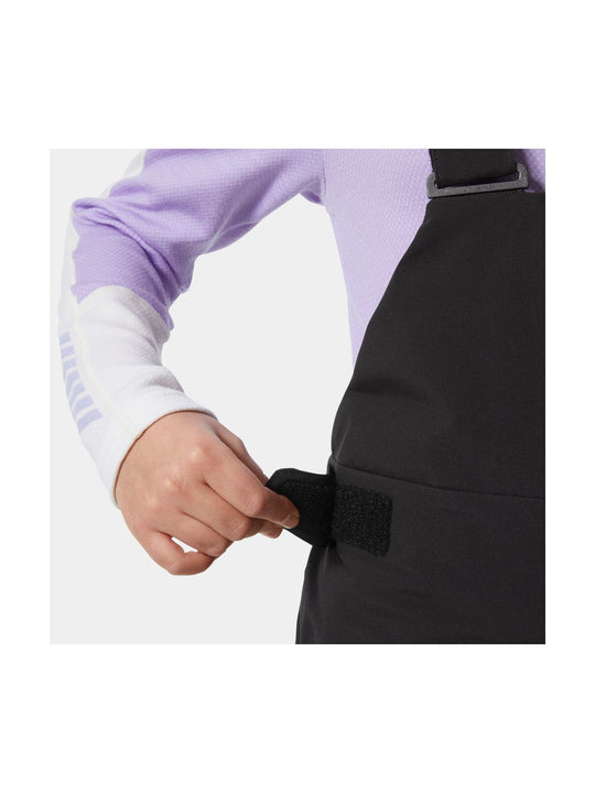 Spodnie narciarskie dziewczęce HELLY HANSEN JR GIRL STELLAR BIB PANT czarne
