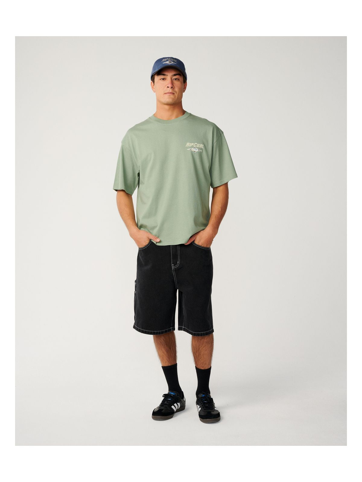 Koszulka męska RIP CURL Heritage Icon Tee zielona