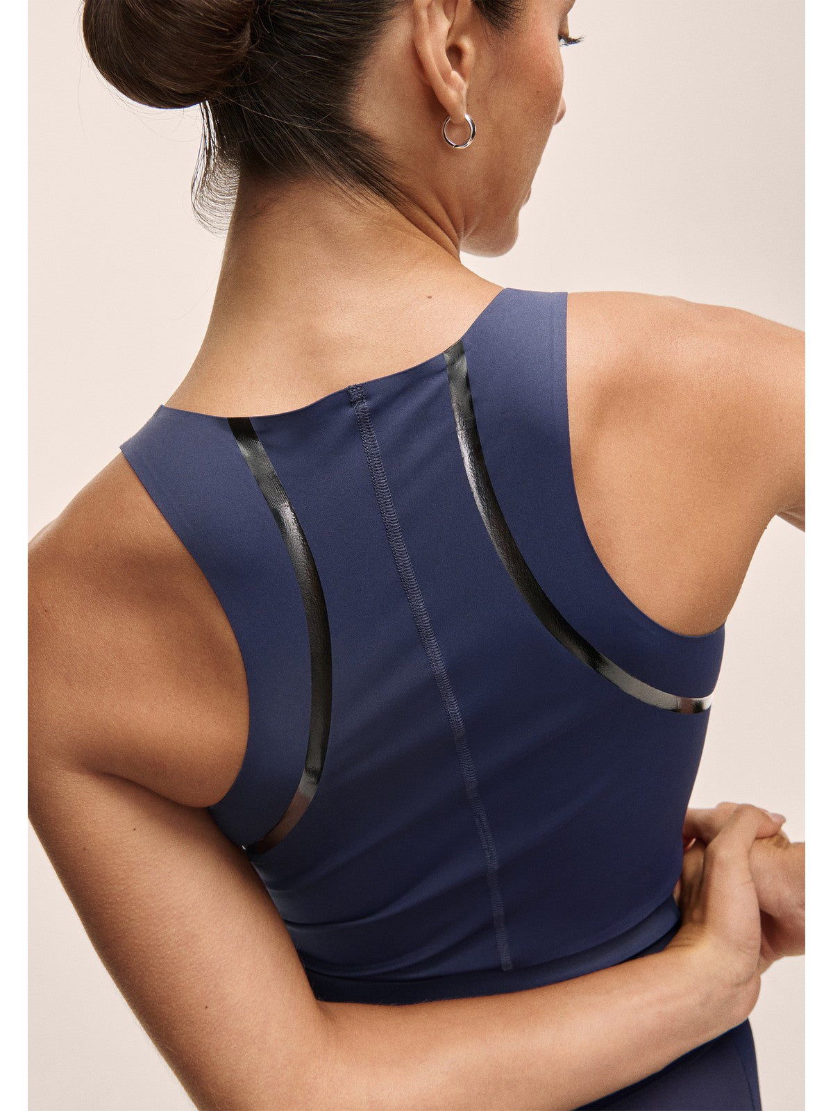 Top damski treningowy Casall Sculpture Top niebieski