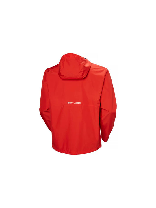 Kurtka męska przeciwdeszczowa HELLY HANSEN SANDOY RAIN JACKET czerwona - Adventure Sports
