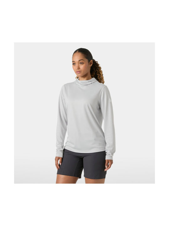 Bielizna termiczna damska HELLY HANSEN W HH TECH HOODIE szara
