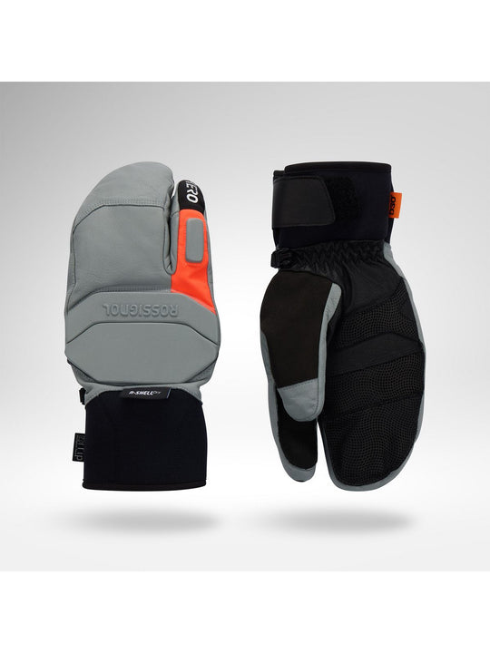 Rękawice narciarskie męskie ROSSIGNOL M Hero 3 Finger Ski Gloves R-S szare
