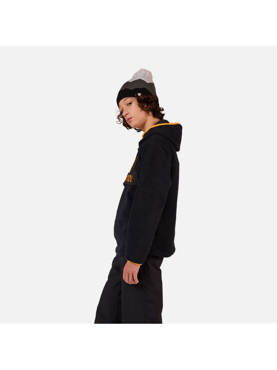 Bluza dziecięca ROSSIGNOL JR All Track Anorak Fleece czarna
