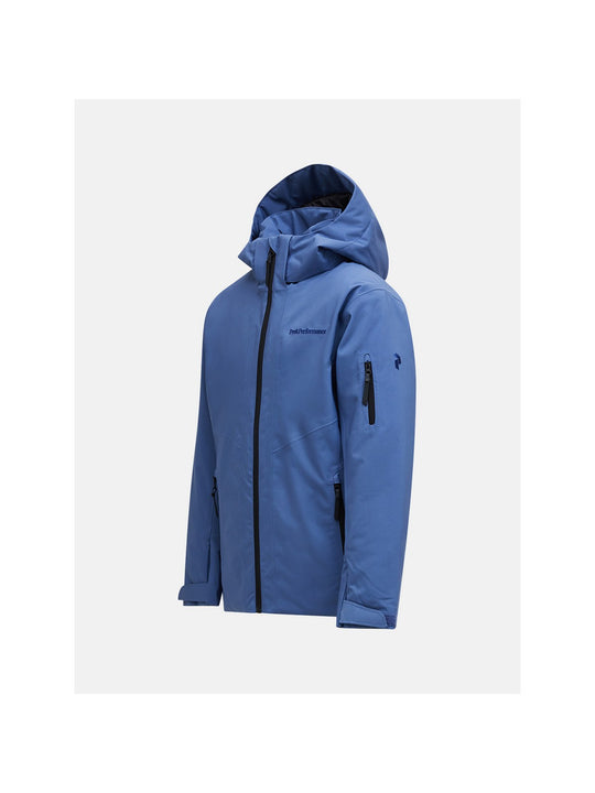 Kurtka narciarska juniorska PEAK PERFORMANCE Maroon HIPE 2L Insulated Shell Jacket niebieska
