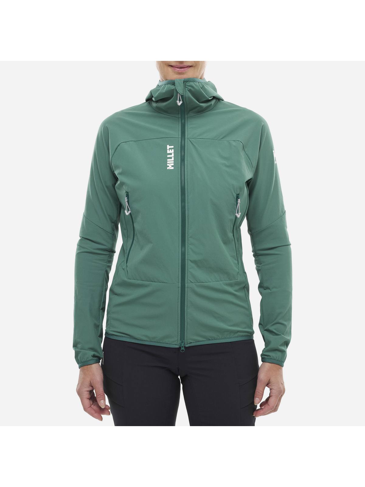 Kurtka MILLET FUSION XCS HOODIE W zielony - Adventure Sports