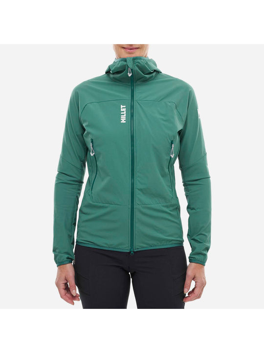 Kurtka MILLET FUSION XCS HOODIE W zielony - Adventure Sports
