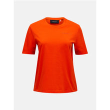 Koszulka PEAK PERFORMANCE Original Small Logo Tee Women czerwony
